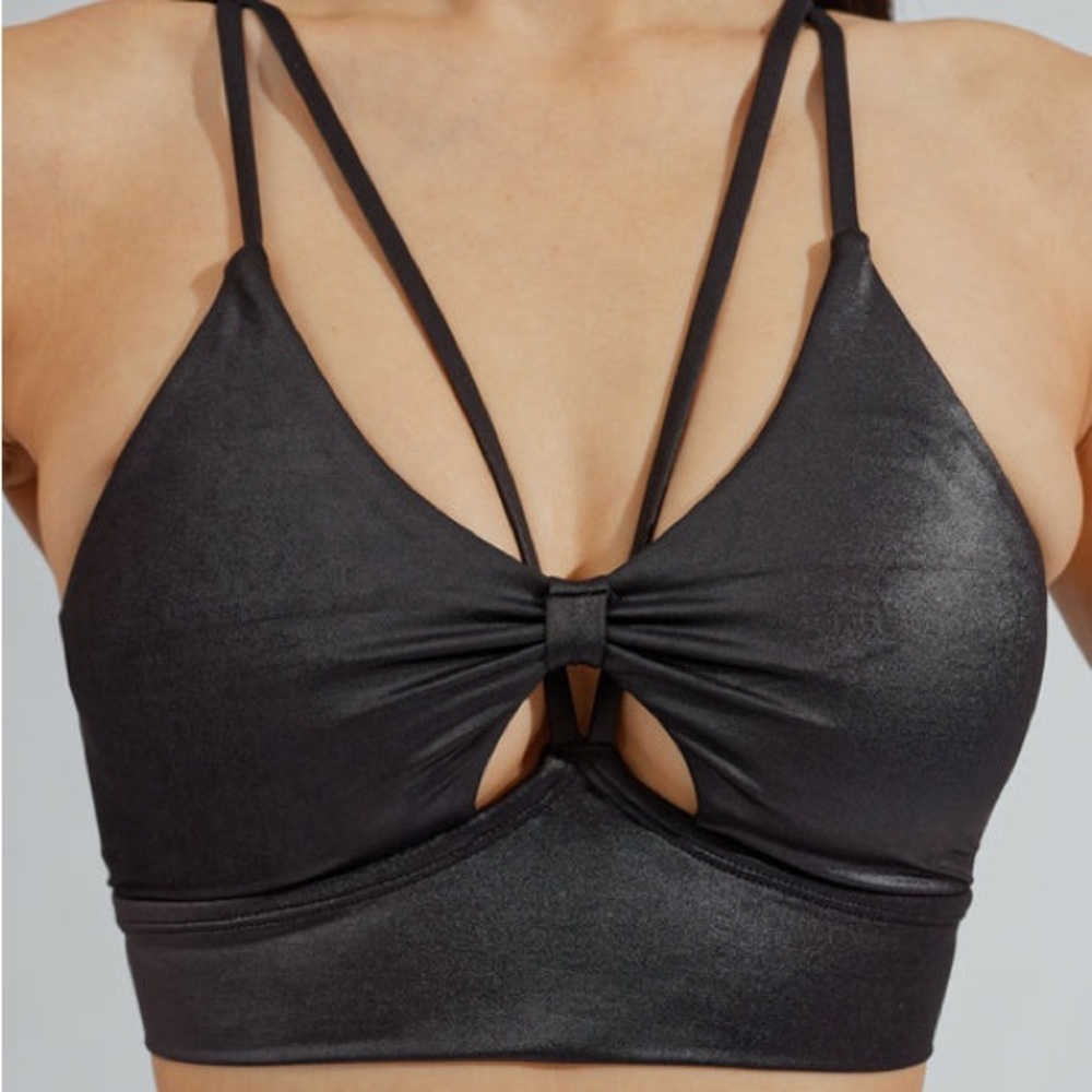 BuffBunny Fashun Bra Medium Black Vinyl